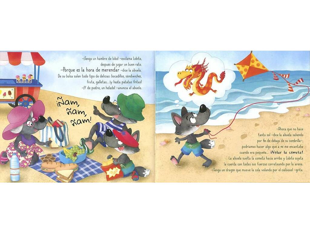 Livre Les aventures de Lobito va à la plage