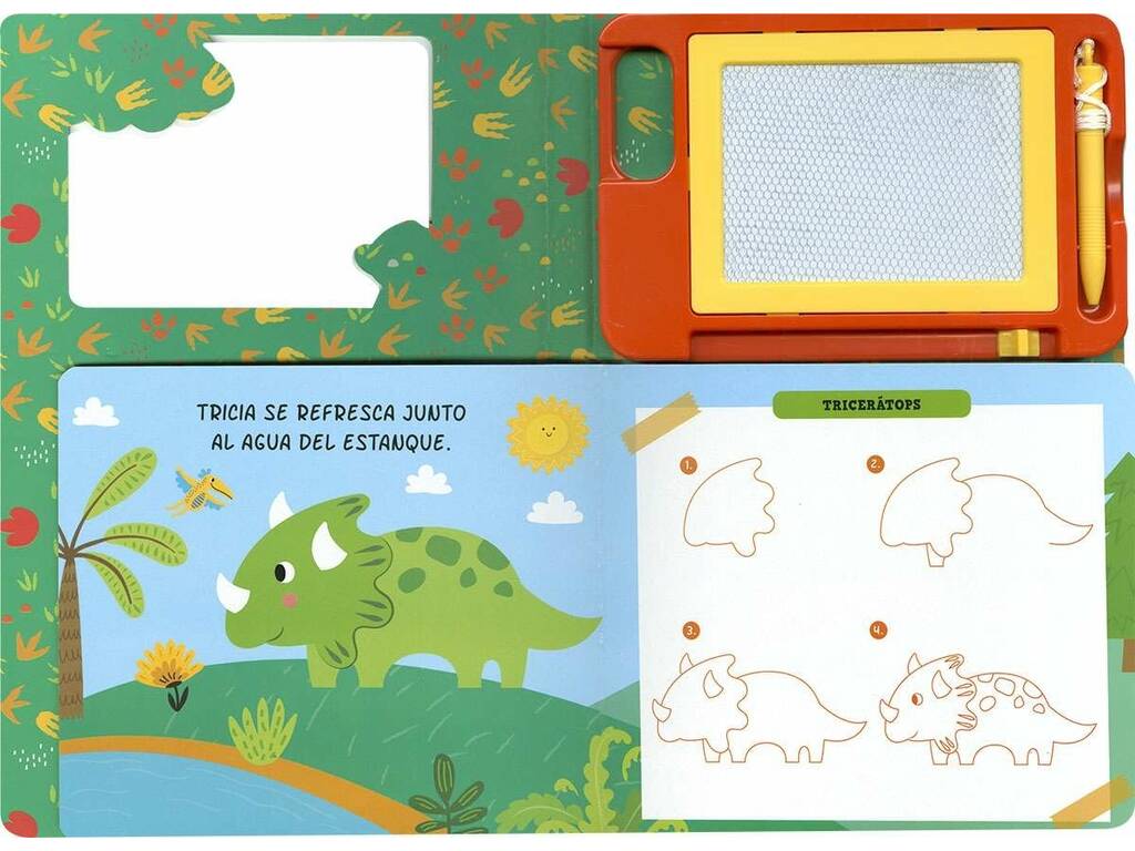 Incroyables Dinosaures Livre d'ardoise