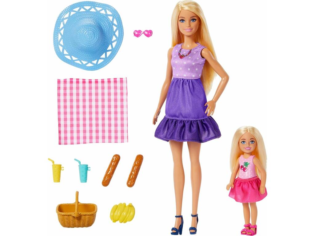 Barbie Famille et Amis Pack de poupées Barbie et Chelsea