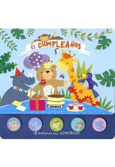 Livre Cinco Sonidos El Cumpleaos avec boutons