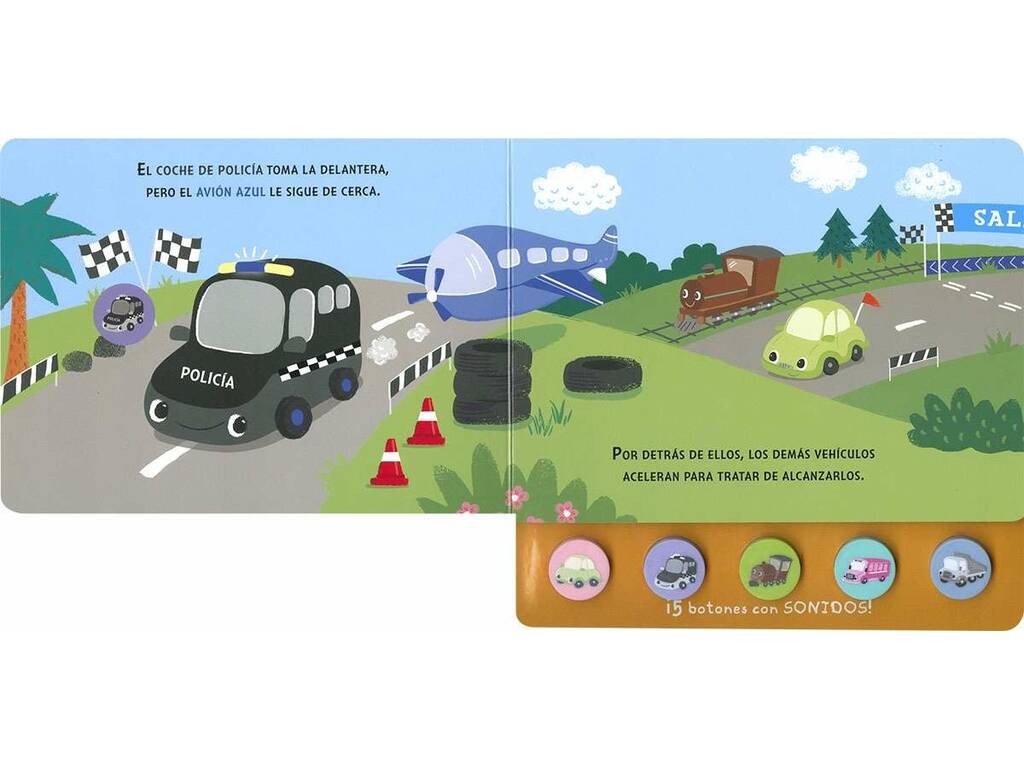 Livre 5 Sons La course aux boutons