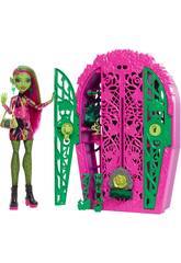 Monster High Skulltimate Secrets Garden Mysteries Boneca Venus McFlytrap com Armário
