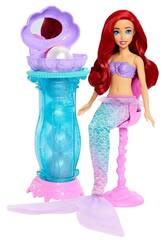 Poupe Disney Princesse Ariel avec table d'habillage dpliable