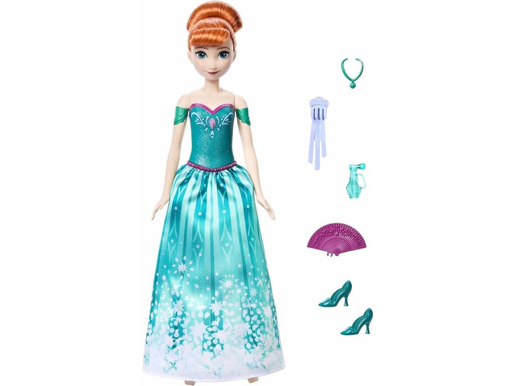 Disney Frozen Spin & Reveal Boneca Anna com Surpresas