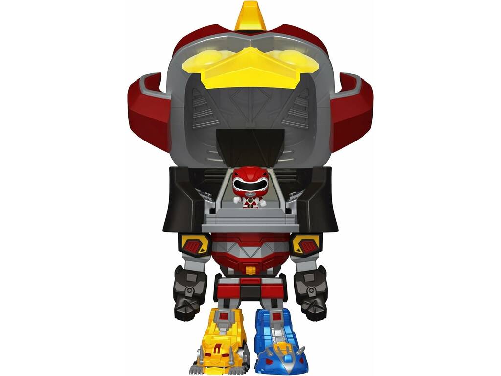 Funko Pop Bitty Bot Power Rangers Figura Megazord con Power Ranger Rosso