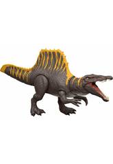 Jurassic World Rebirth Figura Spinosaurus Tail Thrasher de 55 cm com Sons e Movimento