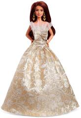Barbie Signature Doll Brunette Holiday Doll Joyeux Noel 2025