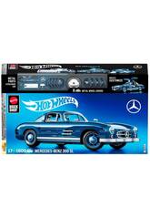 Hot Wheels Premium Series Mercedes Benz 300 SL Conjunto de Construção com Veículo