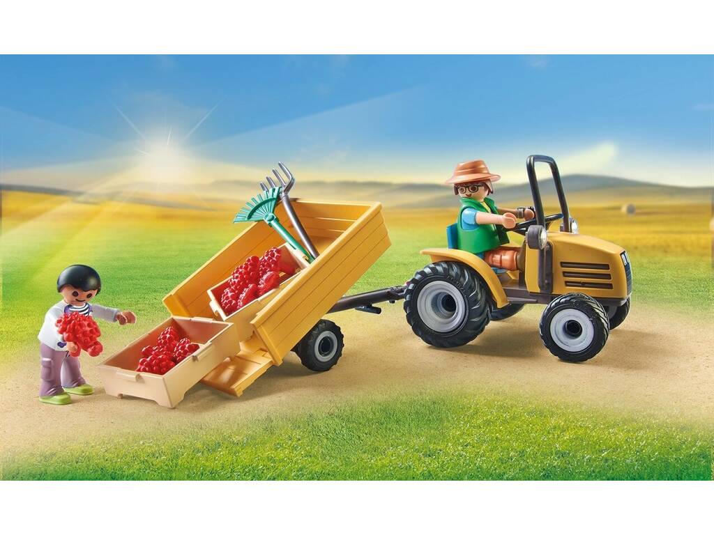 Playmobil Country Tracteur remorque et camion-citerne