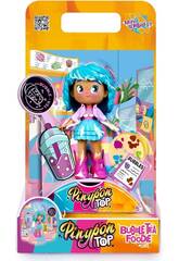 Pinypon Top Bubble Tea Foodie Girl Doll avec accessoires
