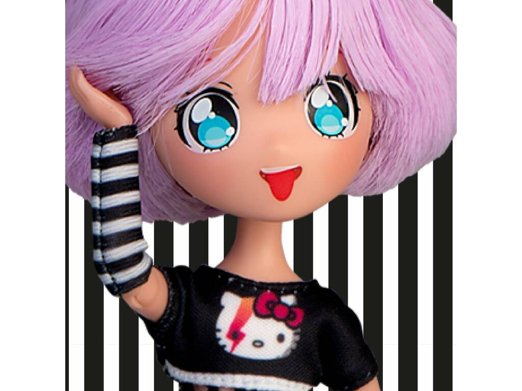 Hello Kitty Super Fans 20 cm Poupée Teddy Rock