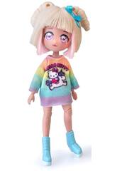 Hello Kitty Super Fans Boneca Fashion Unicorn de 20 cm