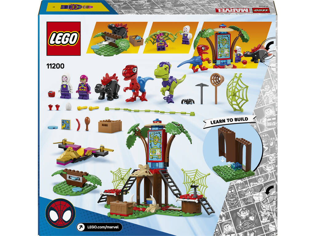 Lego Marvel Spidey und Gobby: Raptoren-Schlacht in der Baumhaus-Basis