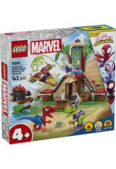 Lego Marvel Spidey e Gobby: battaglia di raptor alla base della casa sull'albero