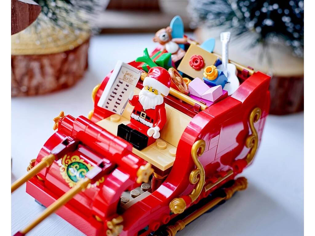 Traîneau Lego du Père Noël
