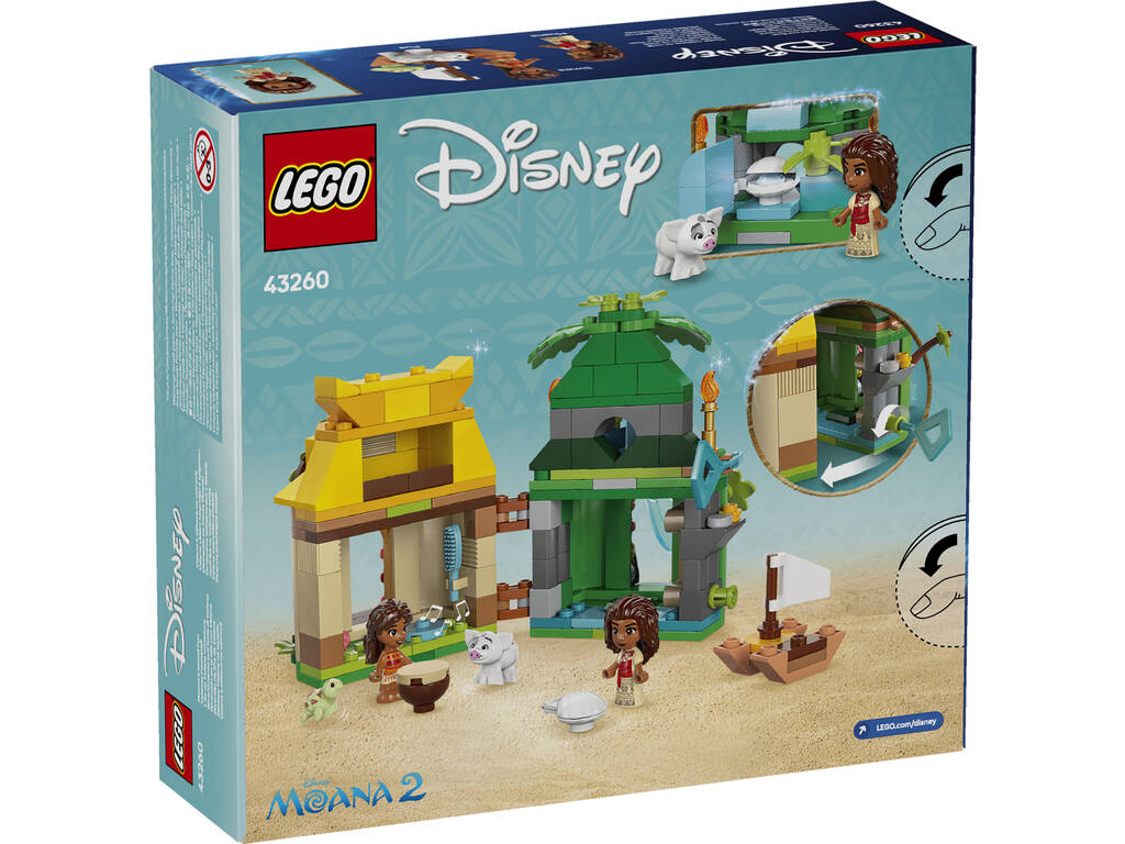 Lego Disney Vaiana 2 Diversão na Ilha com Vaiana