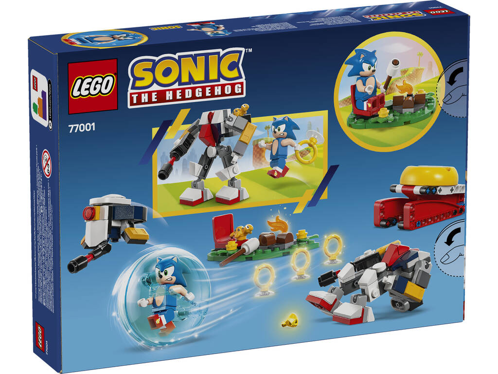 Lego Sonic The Hedgehog Sonic Battle at the Campfire 