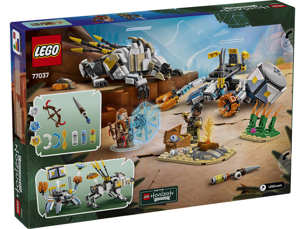 Lego Horizon Adventures Aloy e Varl vs. Granchio e Denti Taglienti