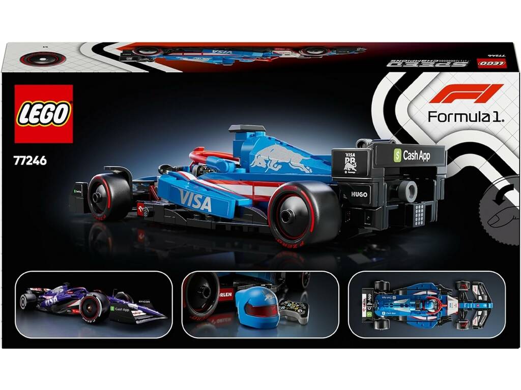 Lego Speed Champions Formula 1 Auto da corsa Visa Cash App RB VCARB 01 F1