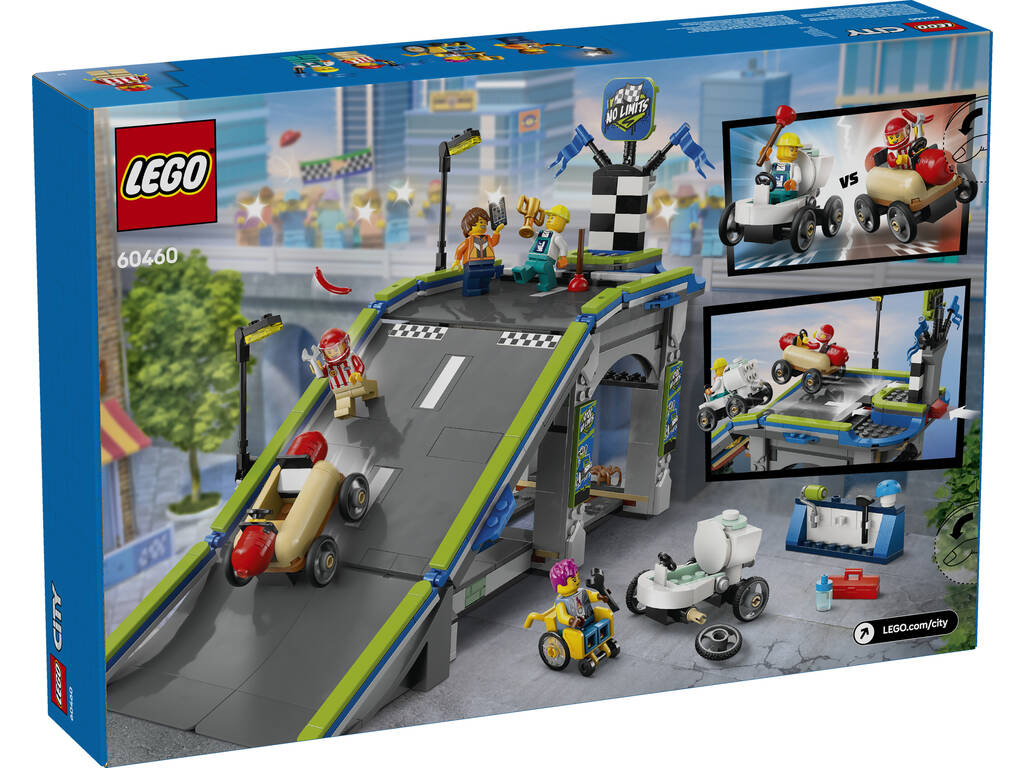 Lego City Sin Límites: Rampa de Aceleración para Coches de Carreras