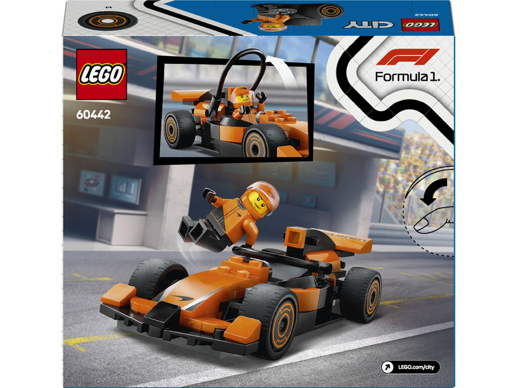 Lego City Formule 1 F1 Pilote avec voiture McLaren