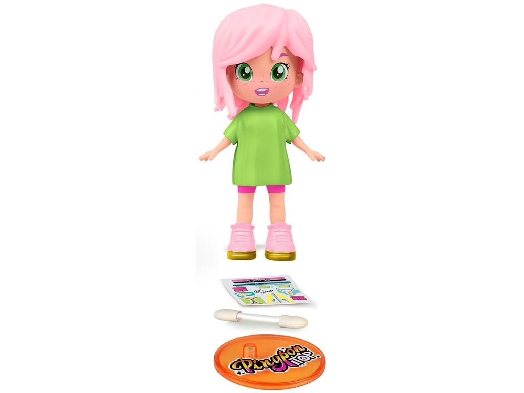 Poupée à cheveux roses Pinypon Top Girls