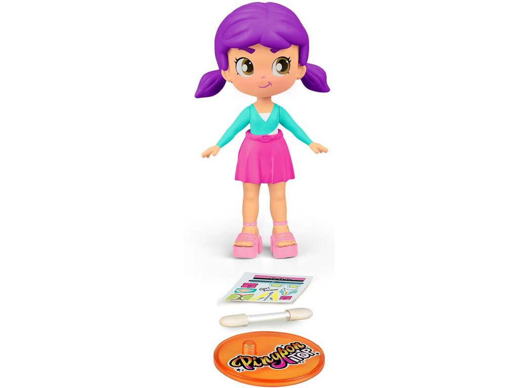 Pinypon Top Girls Figure Purple Hair
