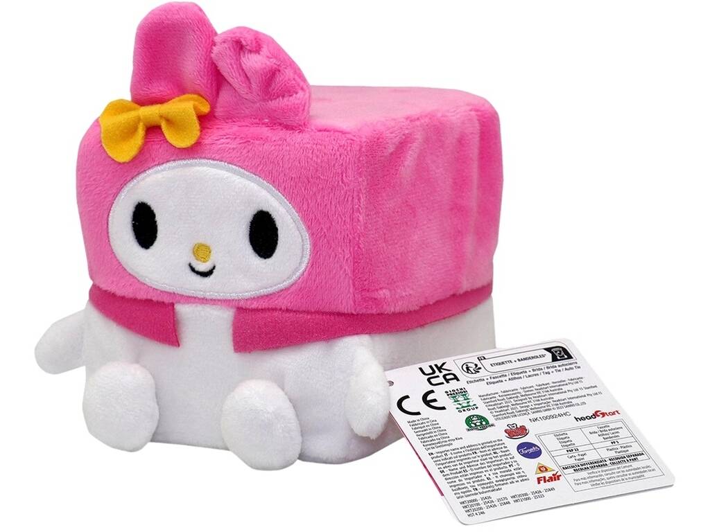 Peluche Hello Kitty et ses amis Cubeez 10 cm