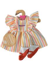 Nenuco Roupinha Casual 35 cm Vestido Listras