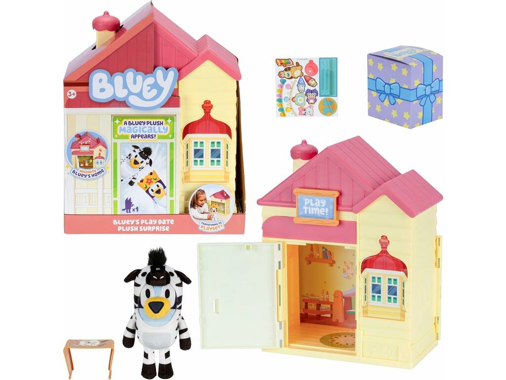 Bluey Casa com Peluche Surpresa