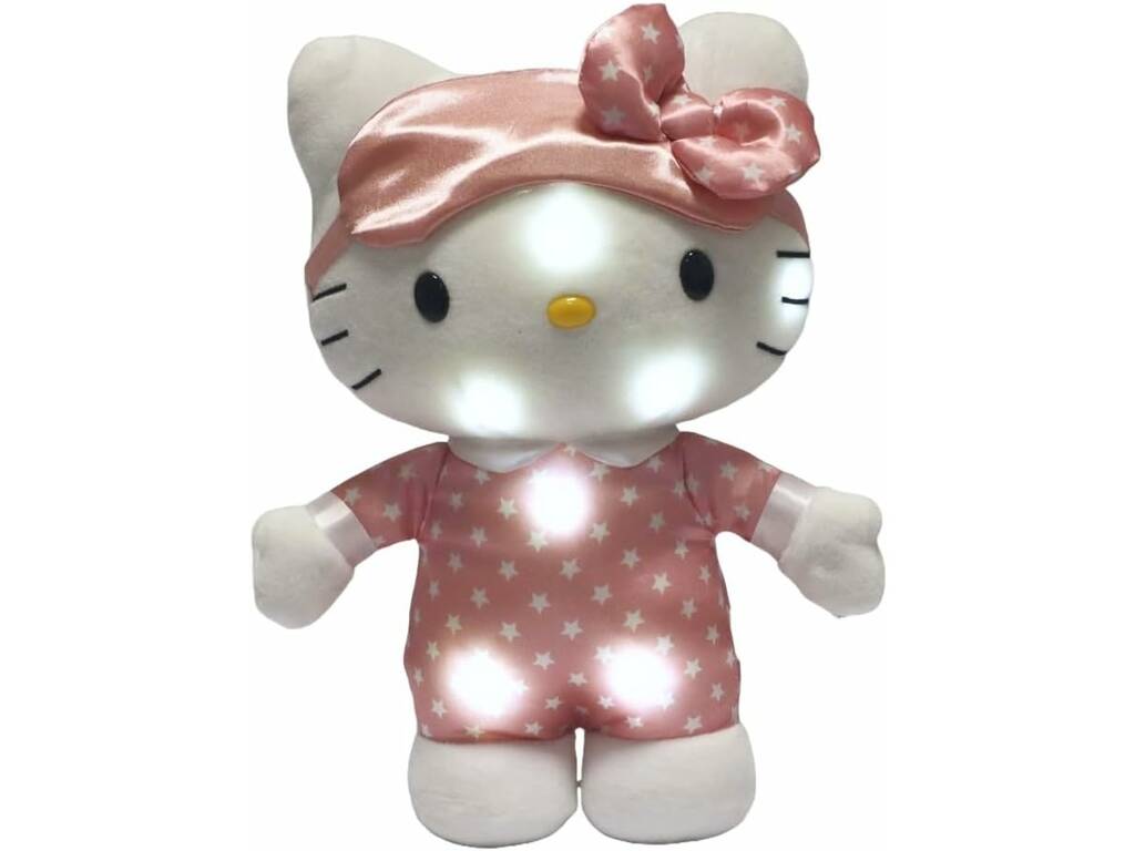 Hello Kitty Peluche lumineuse Hora de Dormir