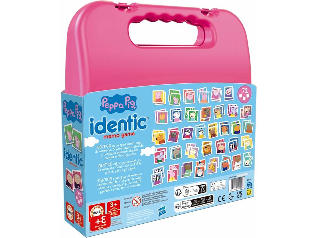 Jeu de mémoire Peppa Pig Identic