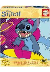 Disney Stitch Prime 3D Puzzle de 500 pices