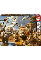 Puzzle 1000 Animali selvatici