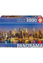Puzzle 3.000 Panorama Skyline New York