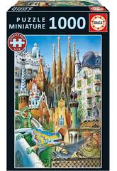 Puzzle 1000 Miniature Collage Gaudí