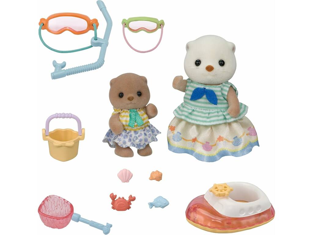Sylvanian Families Set de sœurs loutres de mer