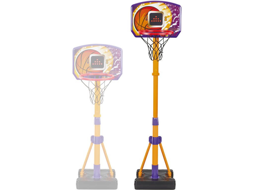 Panier de basket-ball avec affichage électronique