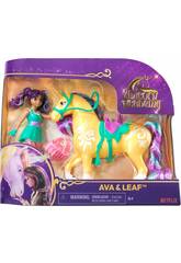 Academia Unicórnio Pack Boneca Ava e Unicórnio Leaf