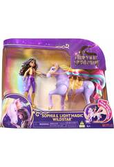 Accademia Unicorno Pack Bambola Sophia e Unicorno Light Magic Wildstar
