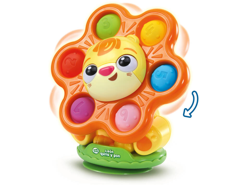 Brinquedo com ventosa Leão tira e põe