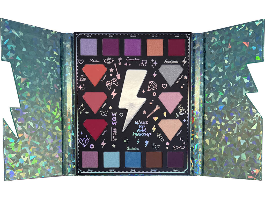 Jeu de palettes de maquillage WOW Generation