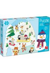 Puzzle XXL Winter de 18 Peças