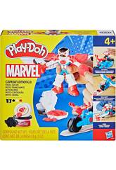 Playdoh Marvel Set Moto Cortadora del Capitn Amrica