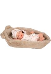 Mueca Beb Reborn Lidia de 40 cm con Cuna
