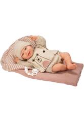 Mueca Beb Reborn Lain de 45 Cm con Saco de Dormir