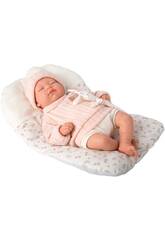 Poupe Reborn Daira de 45 cm avec coussin et doudou