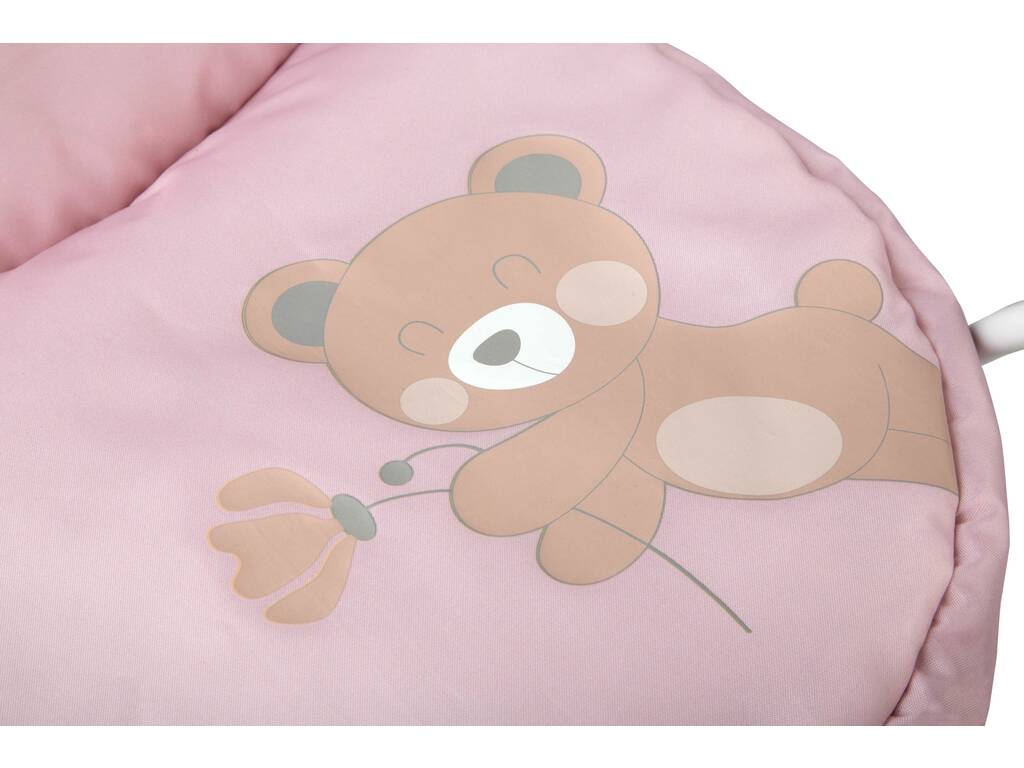 Poussette pour poupées avec capote Bear et sac à main