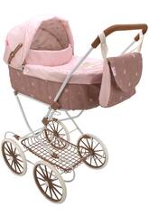 Poussette pour poupes avec capote Bear et sac  main