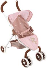 Poussette pour poupes avec capote Bear